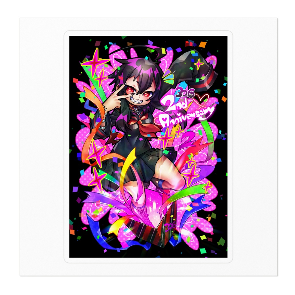 【受注生産】ステッカー【2周年記念】