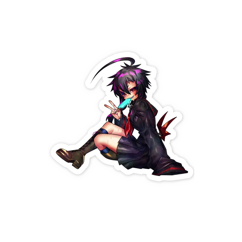 【受注生産】ステッカー【2025年儂誕生日記念イラスト】