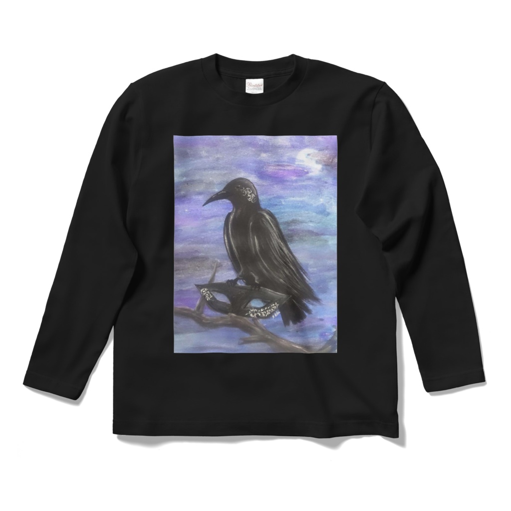 仮面と鴉 ロングスリーブTシャツ