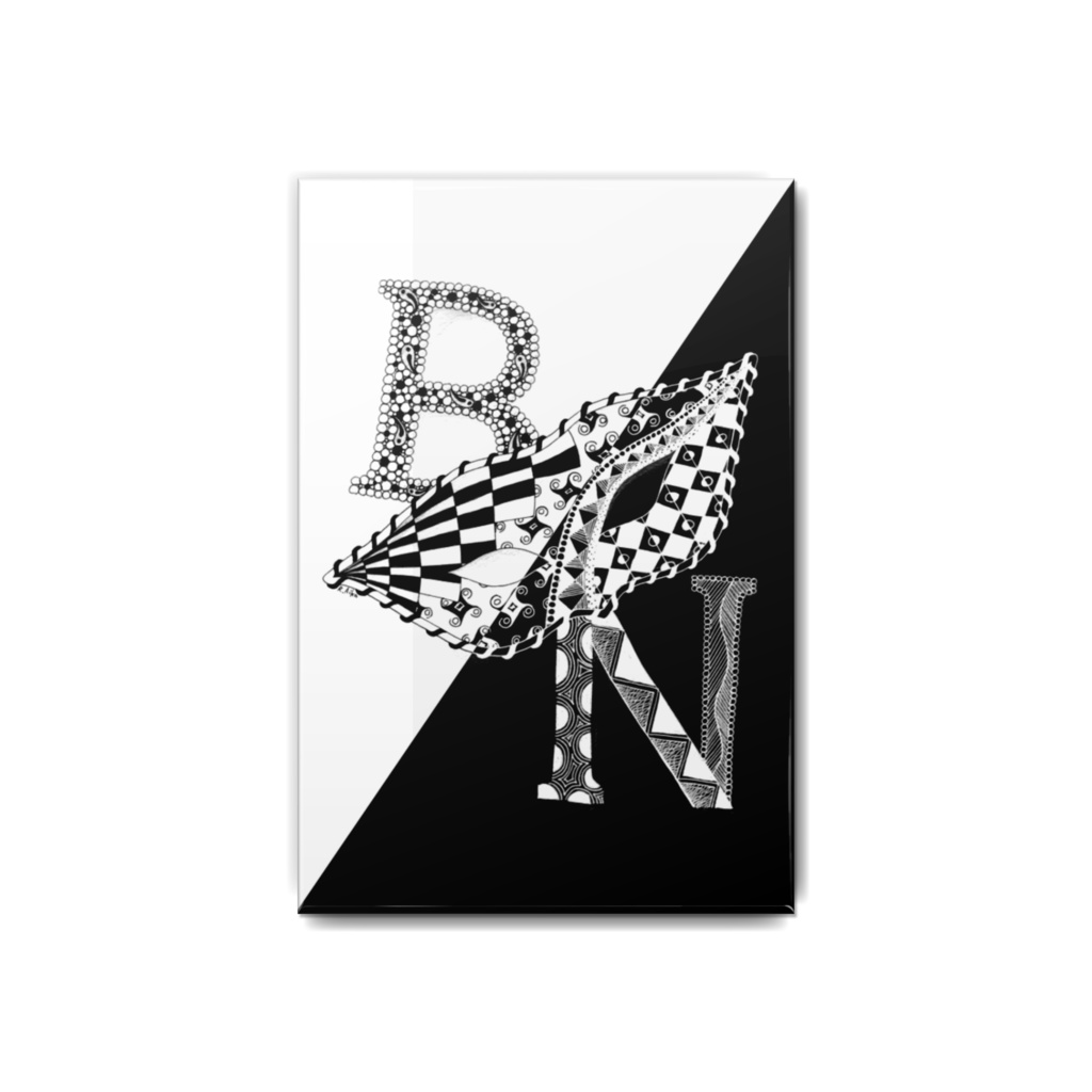 BlancNoir缶バッジ