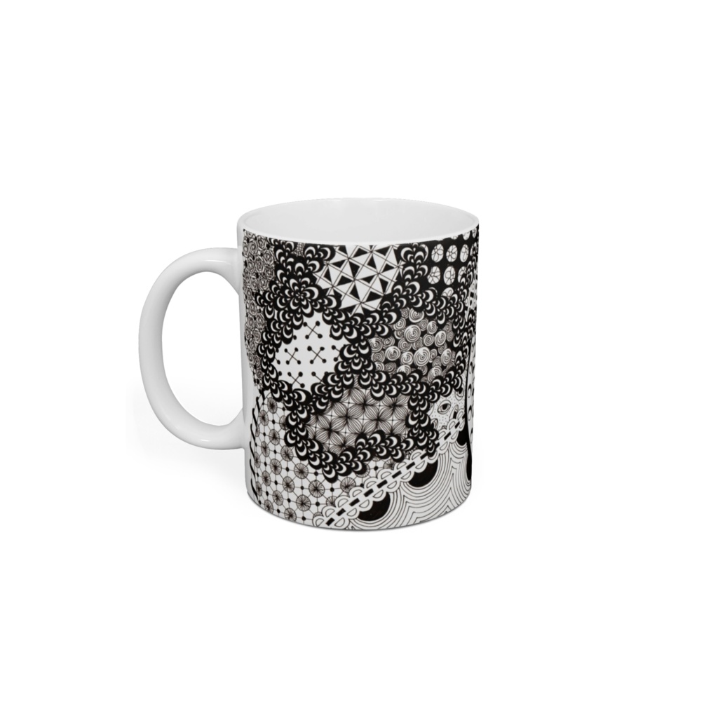 パターンアートマグカップ