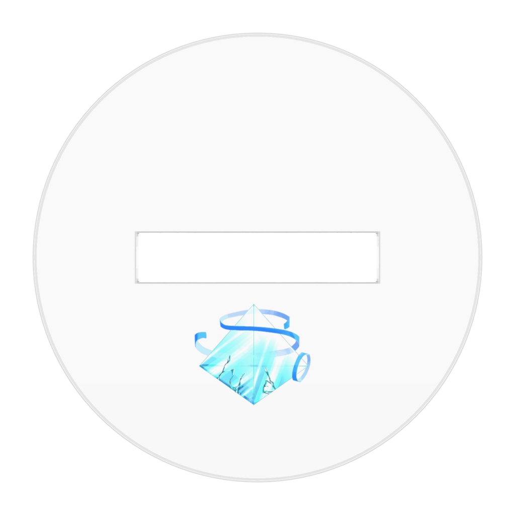 一周年記念白衣イラストアクリルスタンド