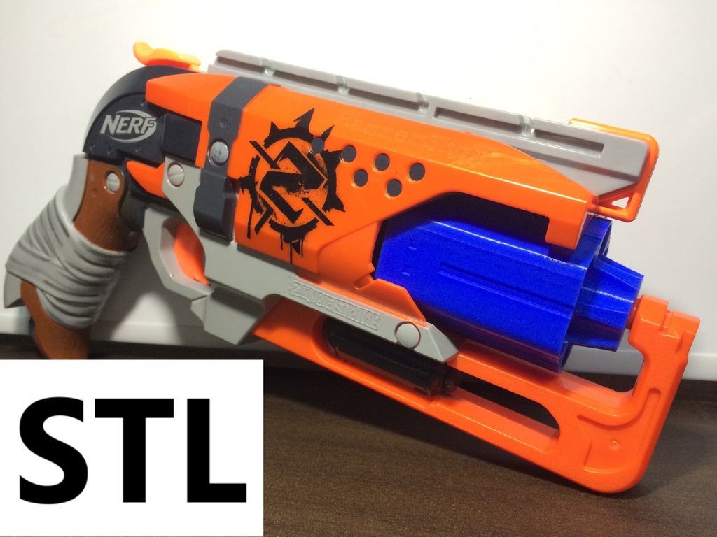 Nerf MOD】ハンマーショット用6連シリンダー TypeA - 火玉屋.BOOTH - BOOTH