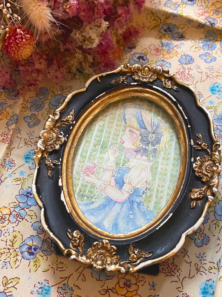 ミニ原画《ボンネットⅢ》