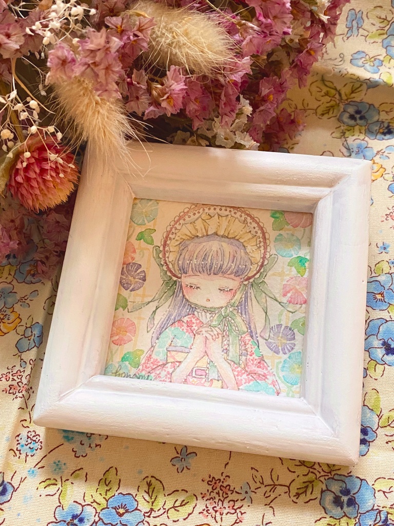 ミニ原画《ボンネットⅡ》