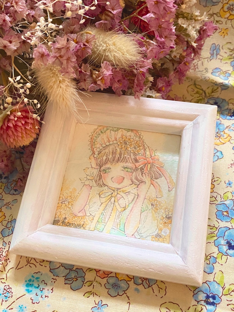 ミニ原画《ボンネットⅠ》