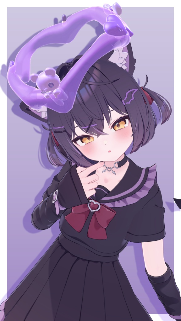 💜Sale中💜病みかわぷるヘイロー/Yamipuru Halo【VRChat向け】