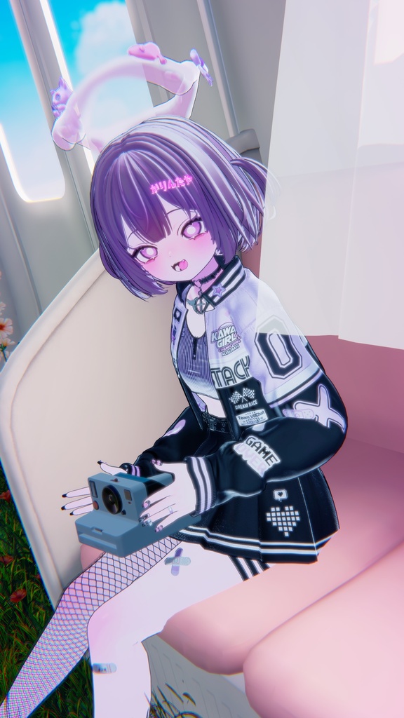 💜Sale中💜病みかわぷるヘイロー/Yamipuru Halo【VRChat向け】