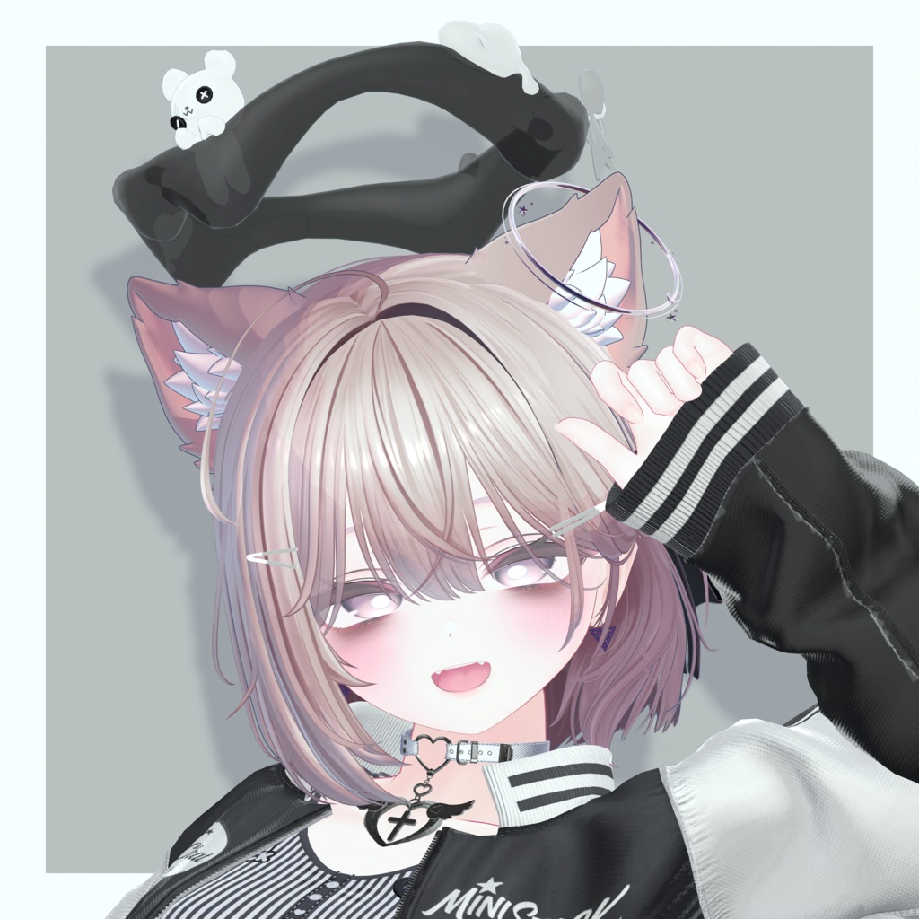 💜Sale中💜病みかわぷるヘイロー/Yamipuru Halo【VRChat向け】