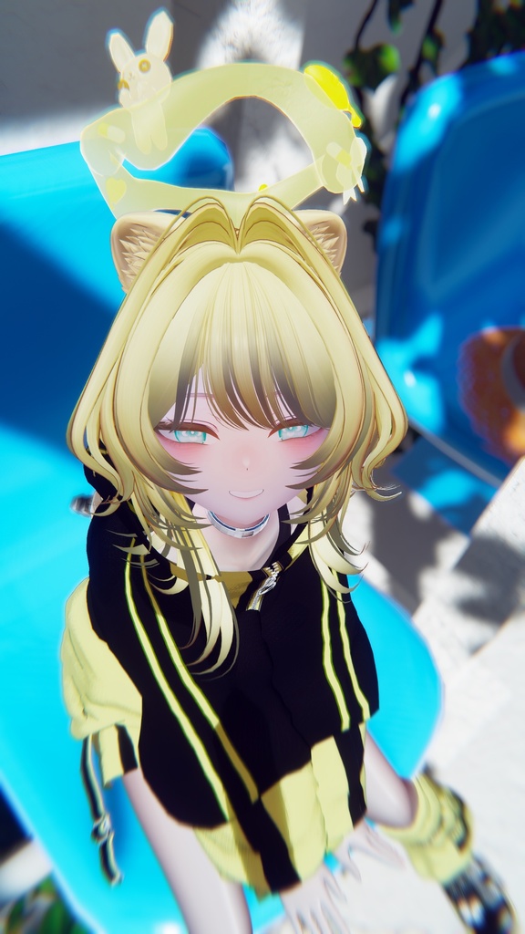 💜Sale中💜病みかわぷるヘイロー/Yamipuru Halo【VRChat向け】