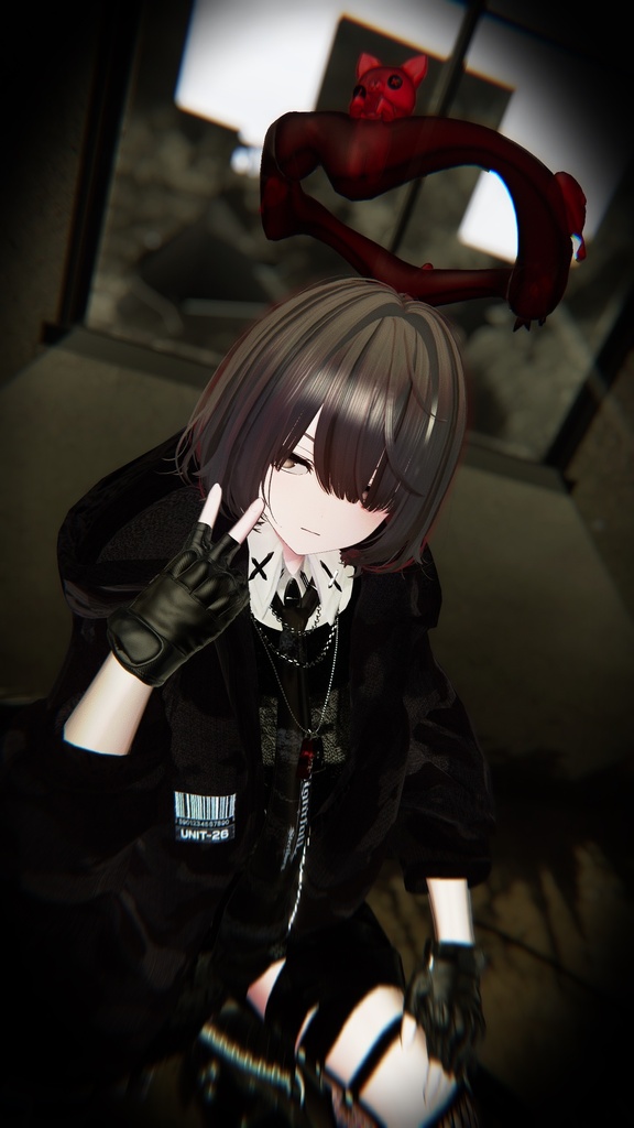 💜Sale中💜病みかわぷるヘイロー/Yamipuru Halo【VRChat向け】