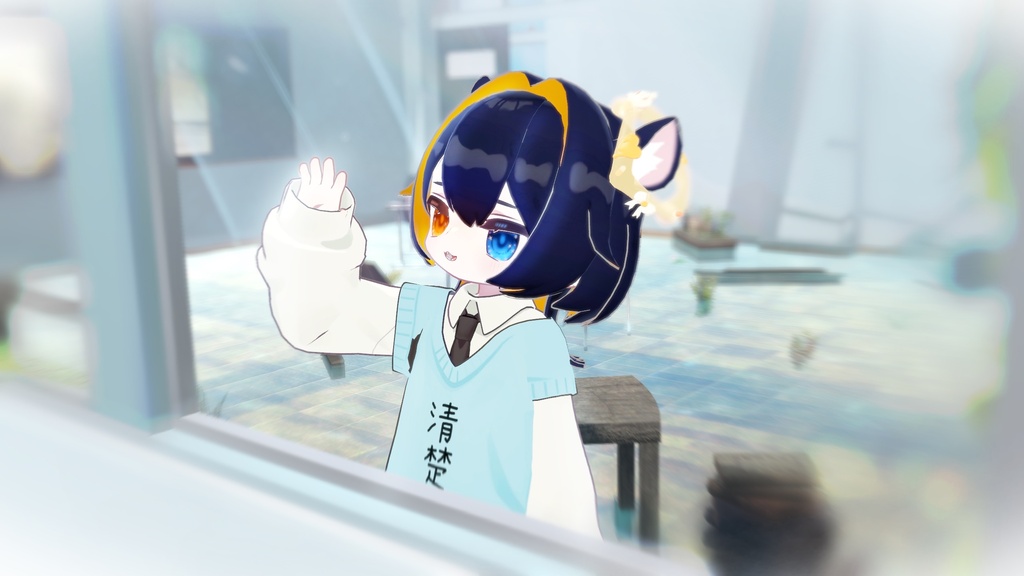 💜Sale中💜病みかわぷるヘイロー/Yamipuru Halo【VRChat向け】