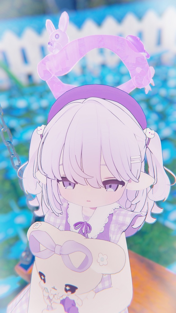 💜Sale中💜病みかわぷるヘイロー/Yamipuru Halo【VRChat向け】