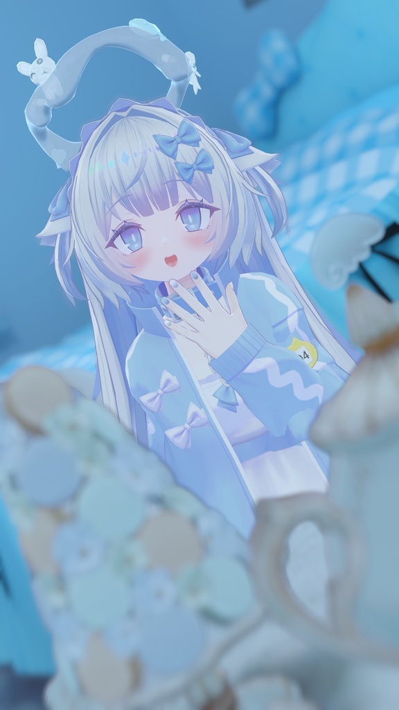 💜Sale中💜病みかわぷるヘイロー/Yamipuru Halo【VRChat向け】