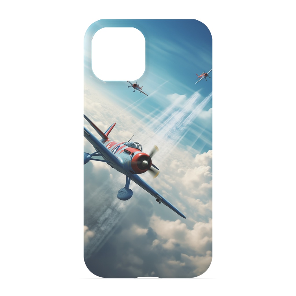 🛩️ SkyHigh鹿屋市航空ショー特集 iPhoneケース by QuirkCloset 🌤️