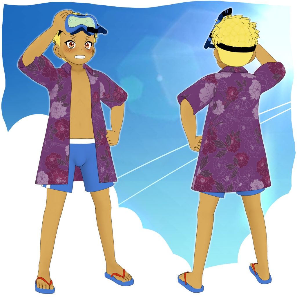 夏男 - Natuo 【VRChat Avatar】