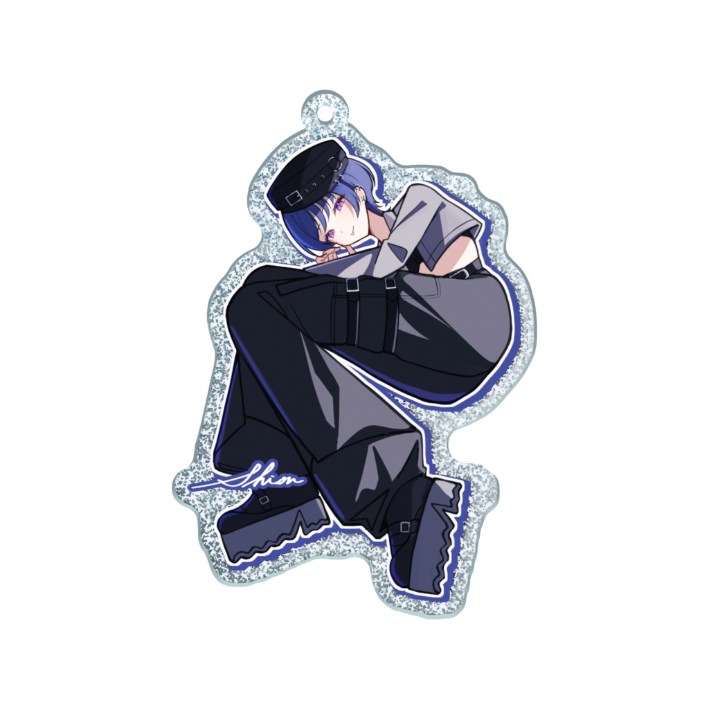 ラメアクリルキーホルダー