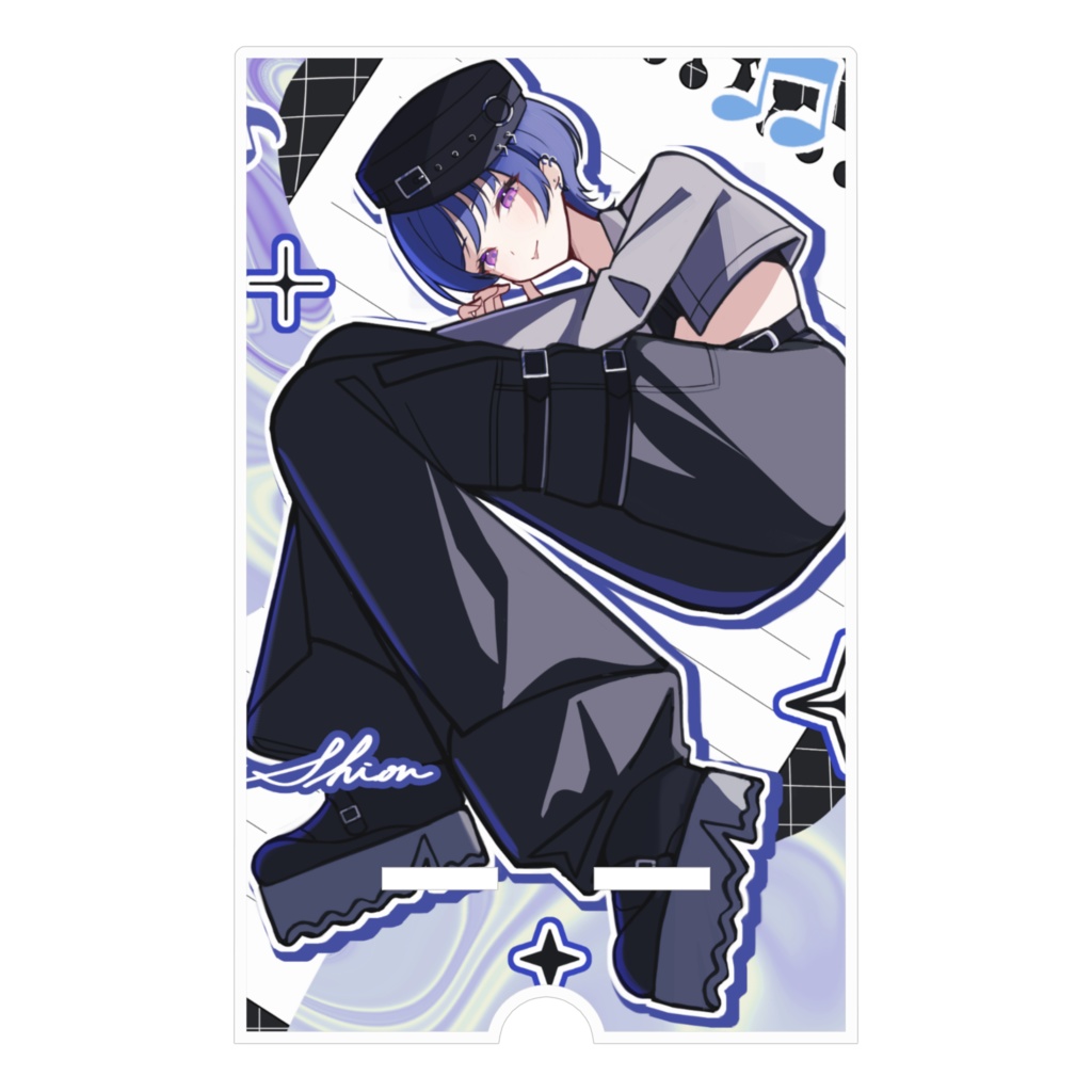 アクリルスマホスタンド