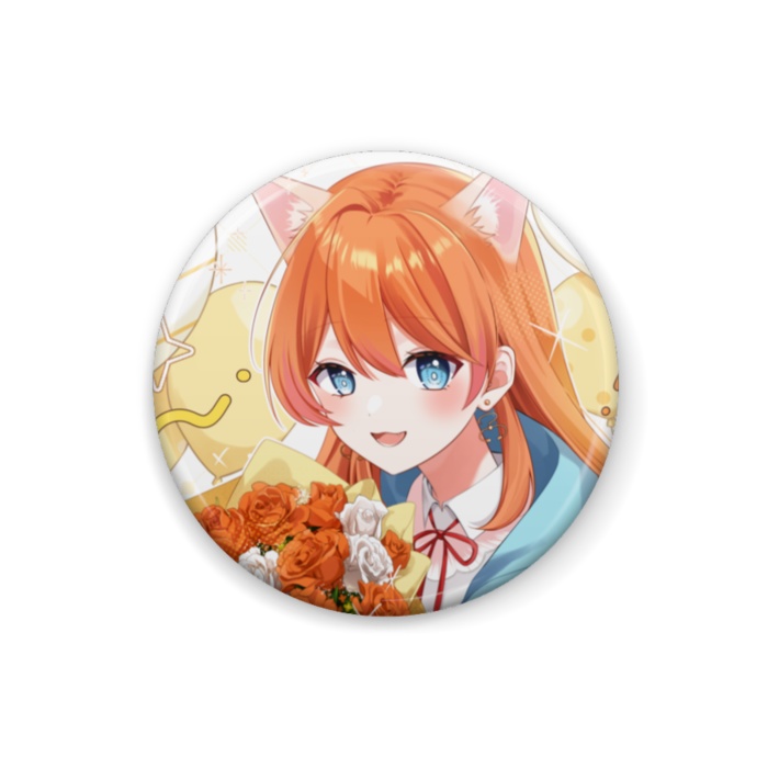 みけたん誕生日缶バッチ