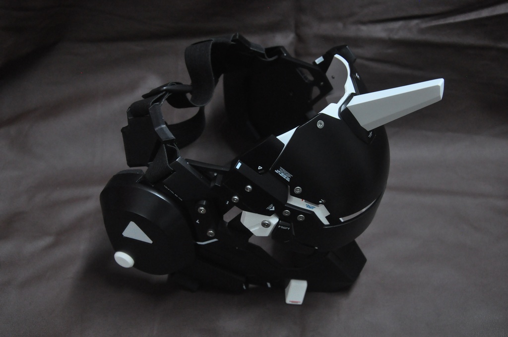 MANTA cyberpunk covermask | wearable 3D printed mask .