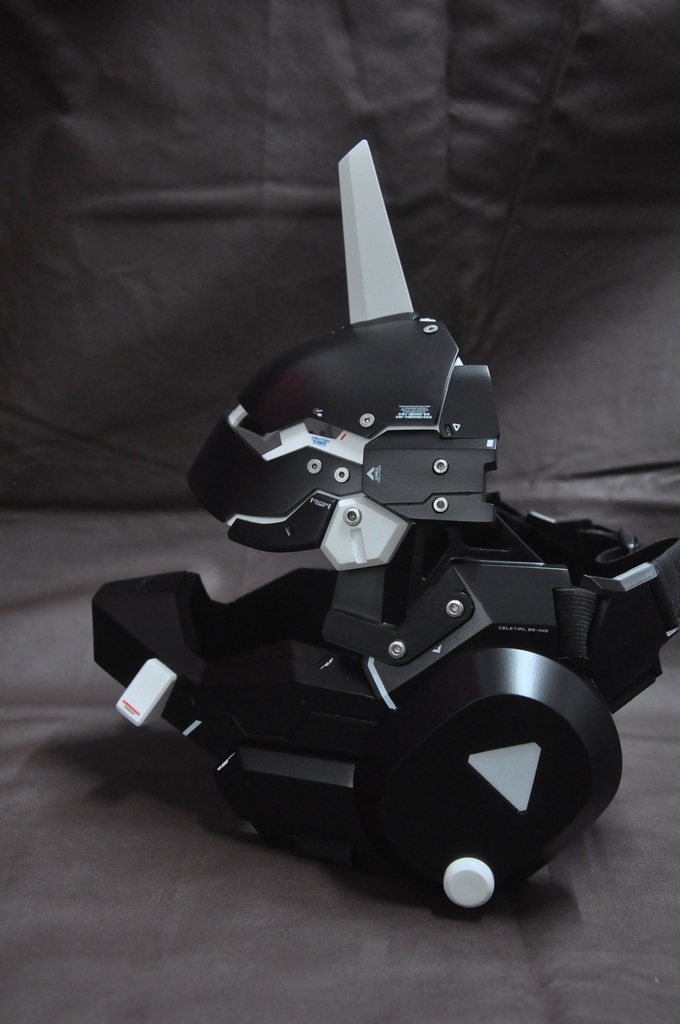 MANTA cyberpunk covermask | wearable 3D printed mask .