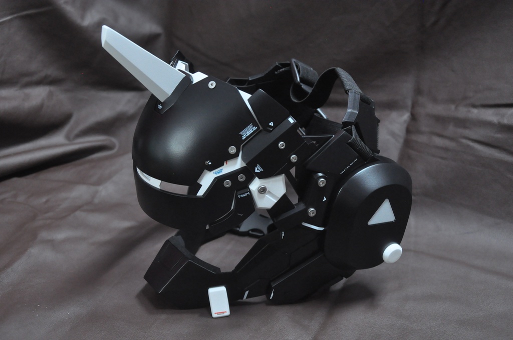 MANTA cyberpunk covermask | wearable 3D printed mask .