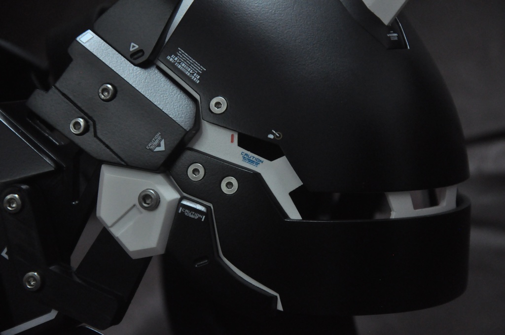 MANTA cyberpunk covermask | wearable 3D printed mask .