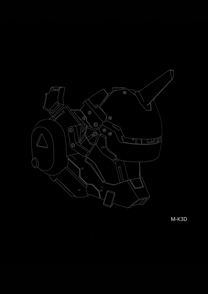 MANTA cyberpunk covermask | wearable 3D printed mask .