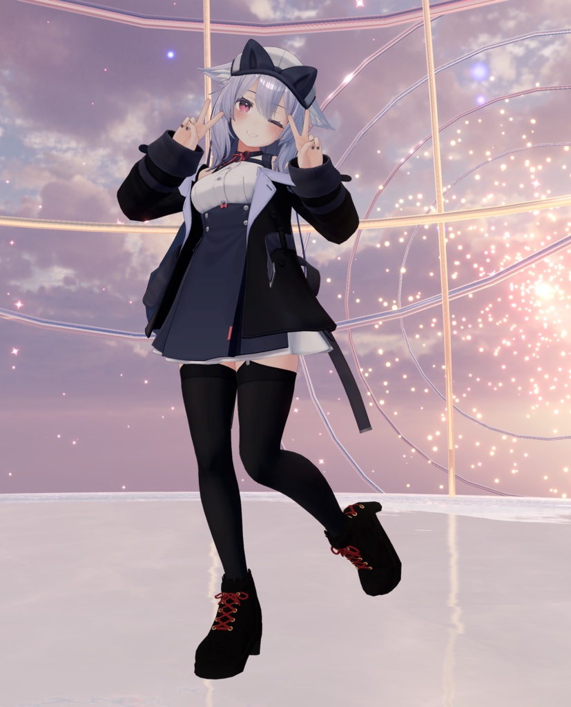 【7アバター対応】組みひもブーツ【無料】