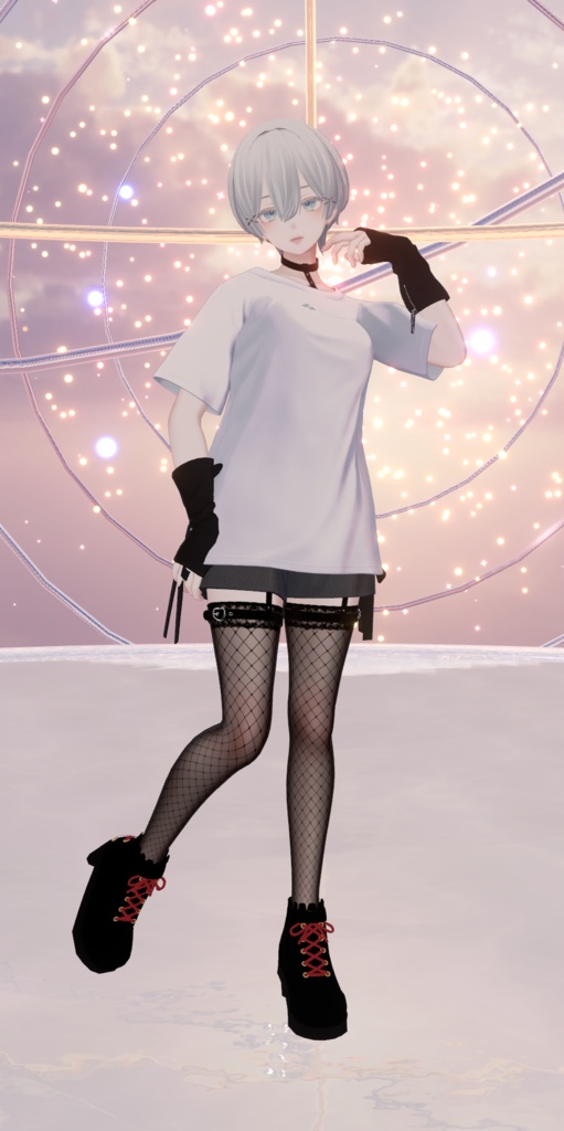 【7アバター対応】組みひもブーツ【無料】