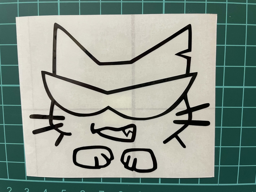 アロ 切り文字ステッカー 3色