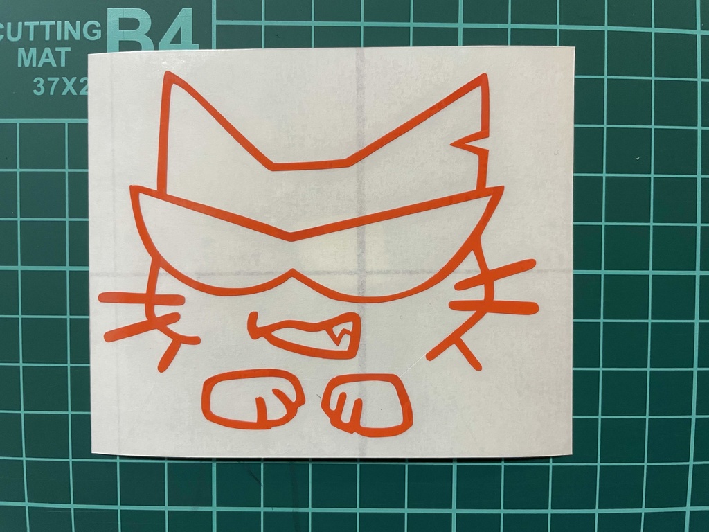 アロ 切り文字ステッカー 3色