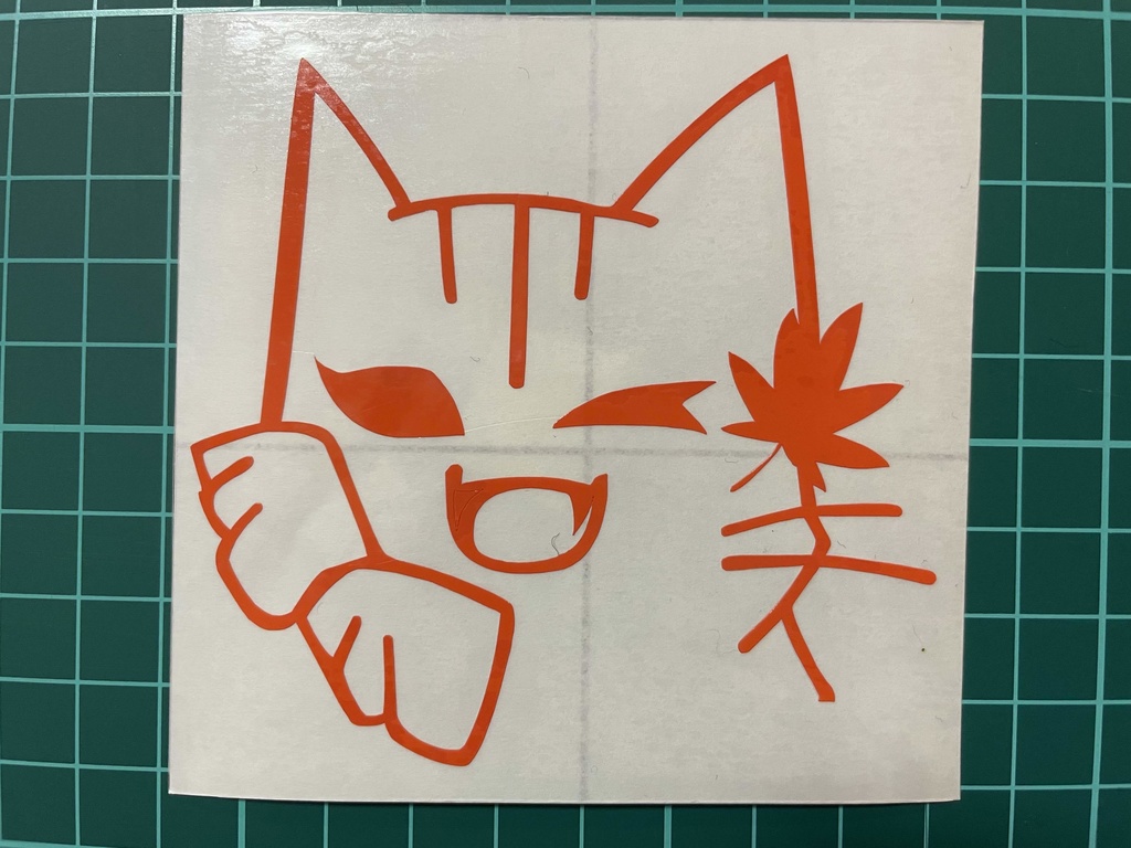 メイ 切り文字ステッカー 3色