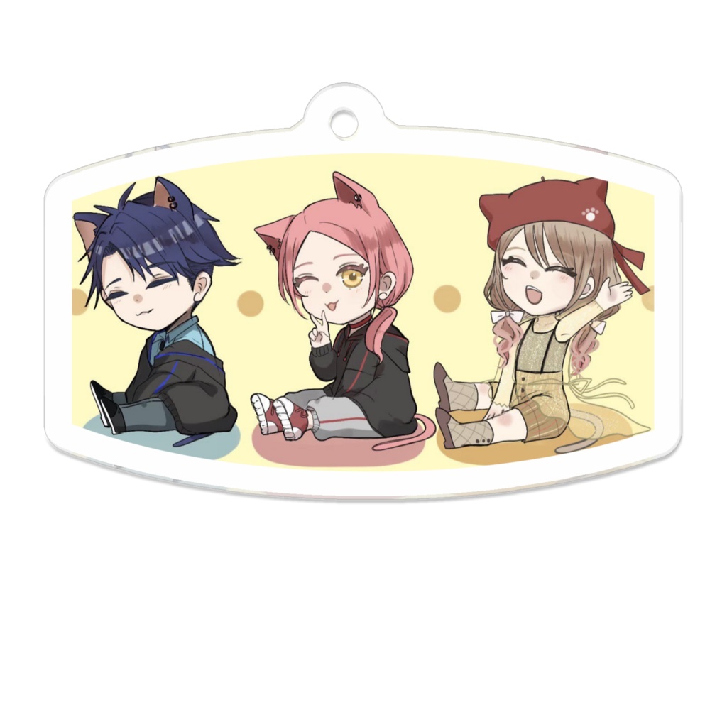 にゃんこ屋デフォルメアクキー