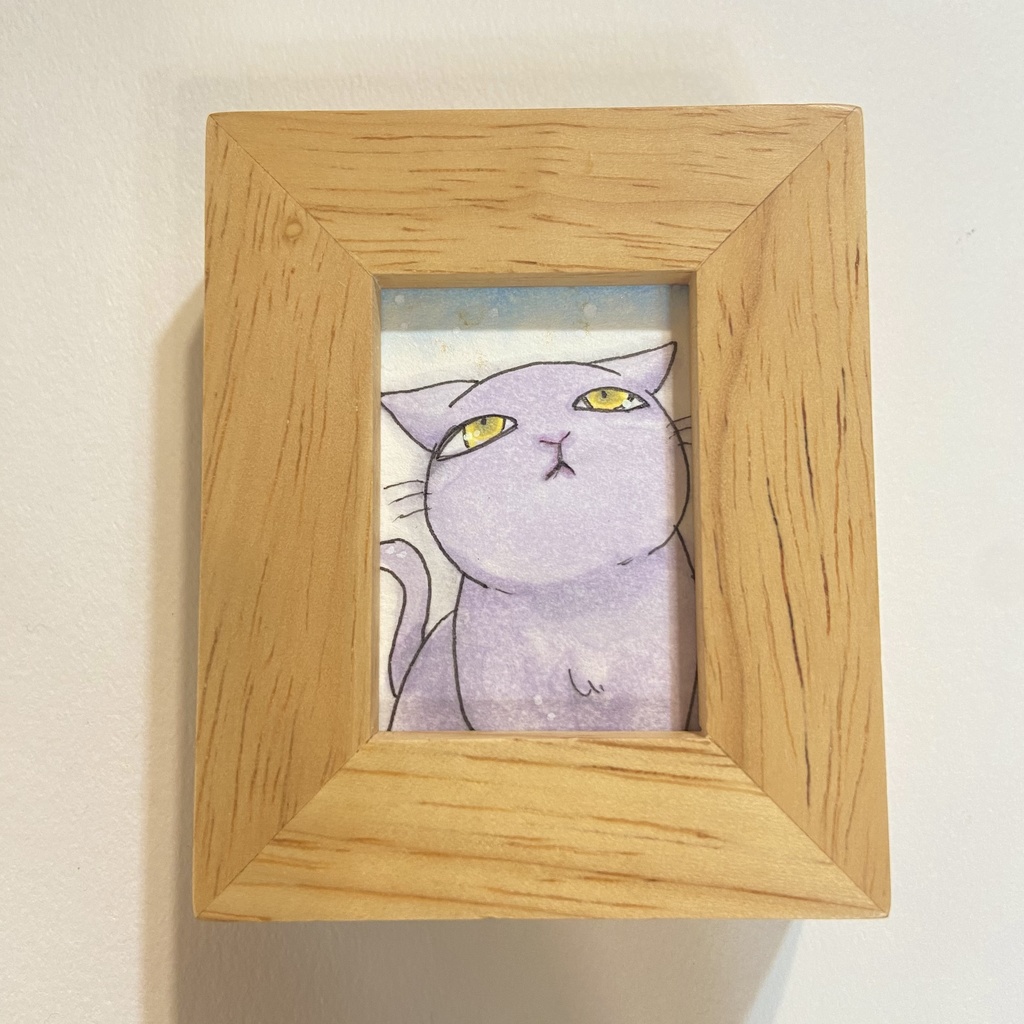 　【 上にあるもの 】 ねこ　原画