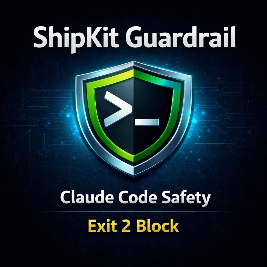 ShipKit Guardrail（Claude Code 無人運用の安全柵＆自己診断パック）
