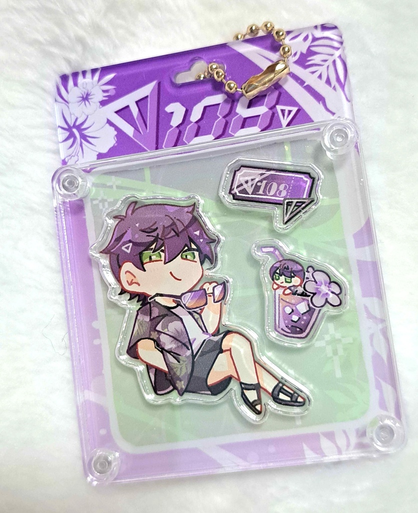 咎人パッケージ風アクキー