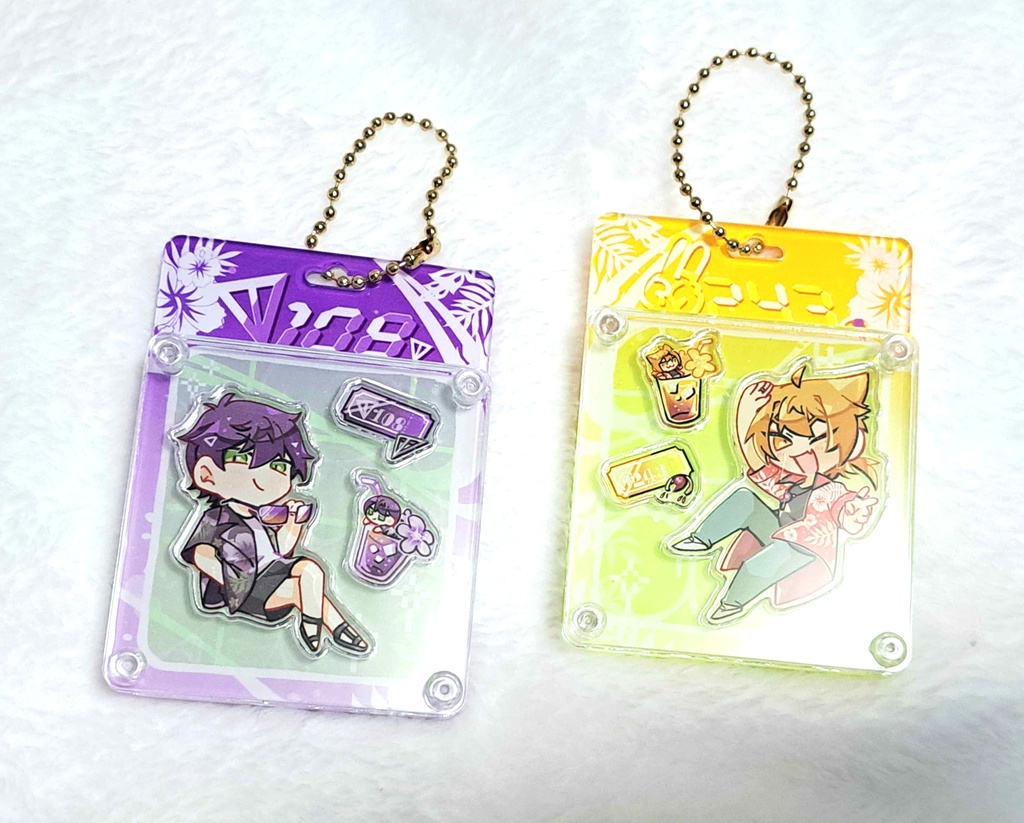 咎人パッケージ風アクキー