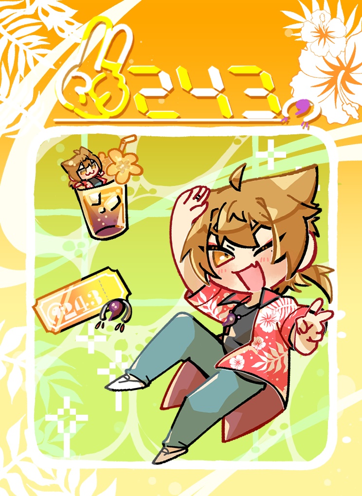 咎人パッケージ風アクキー