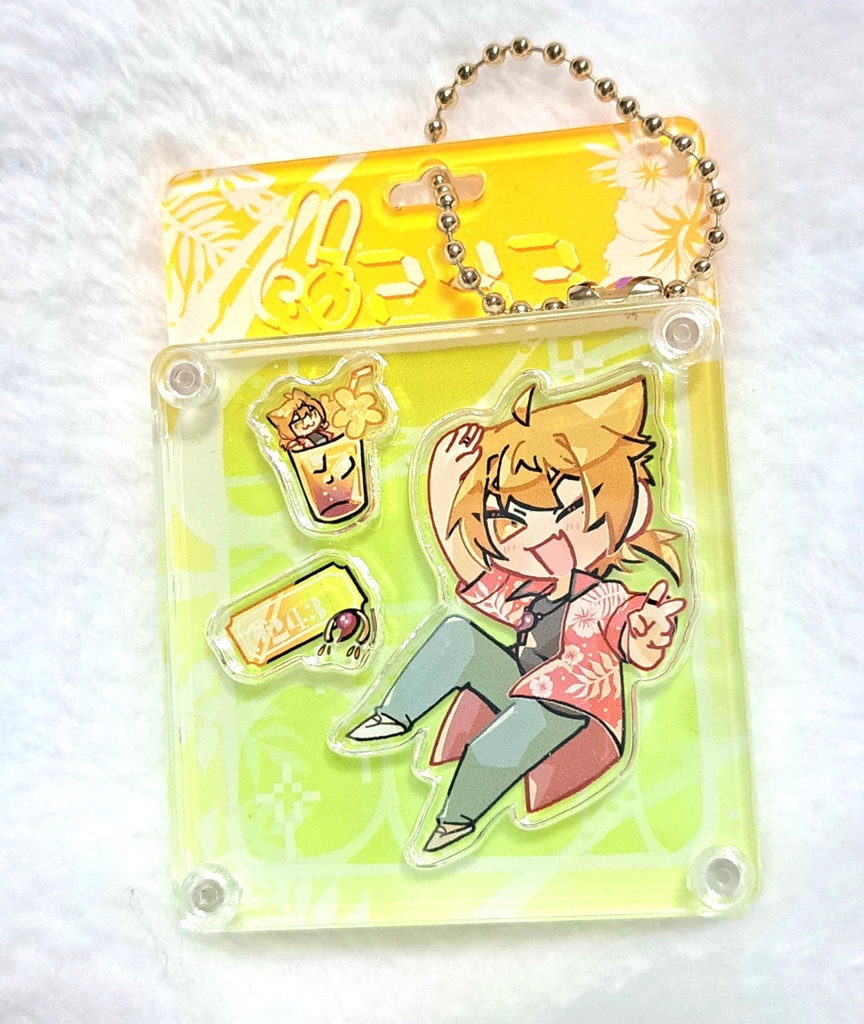 咎人パッケージ風アクキー