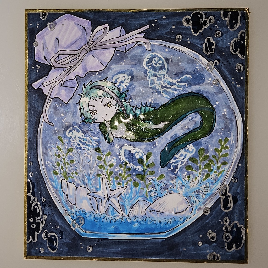 色紙イラスト ウツボテラリウム ジェイド