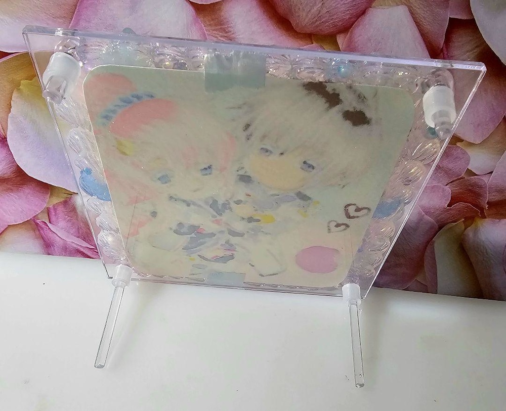 手描きイラスト デコケース ガンダムSEED キラ ラクス