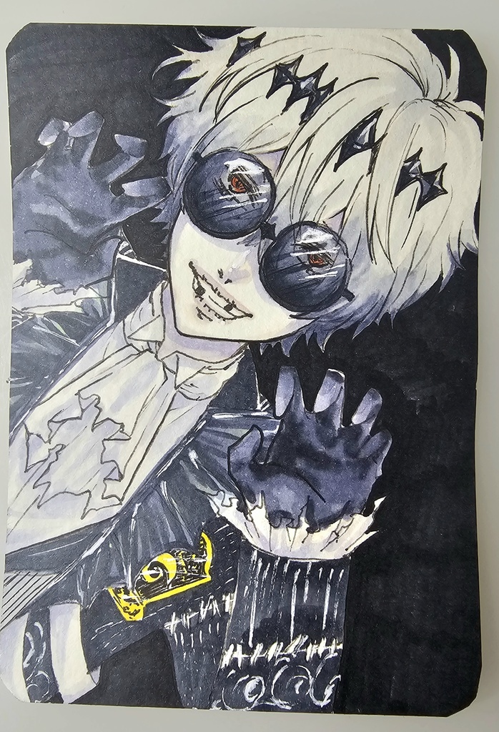 手描きイラスト デコトレカケース スカリー ハロウィン