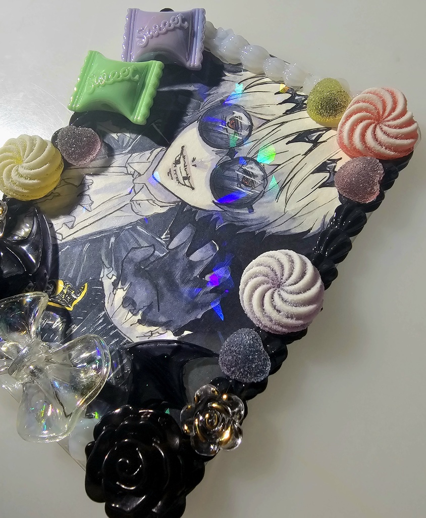 手描きイラスト デコトレカケース スカリー ハロウィン