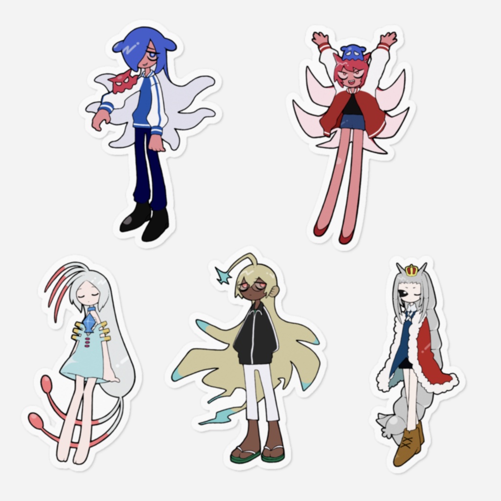 深海魚 ステッカーセット