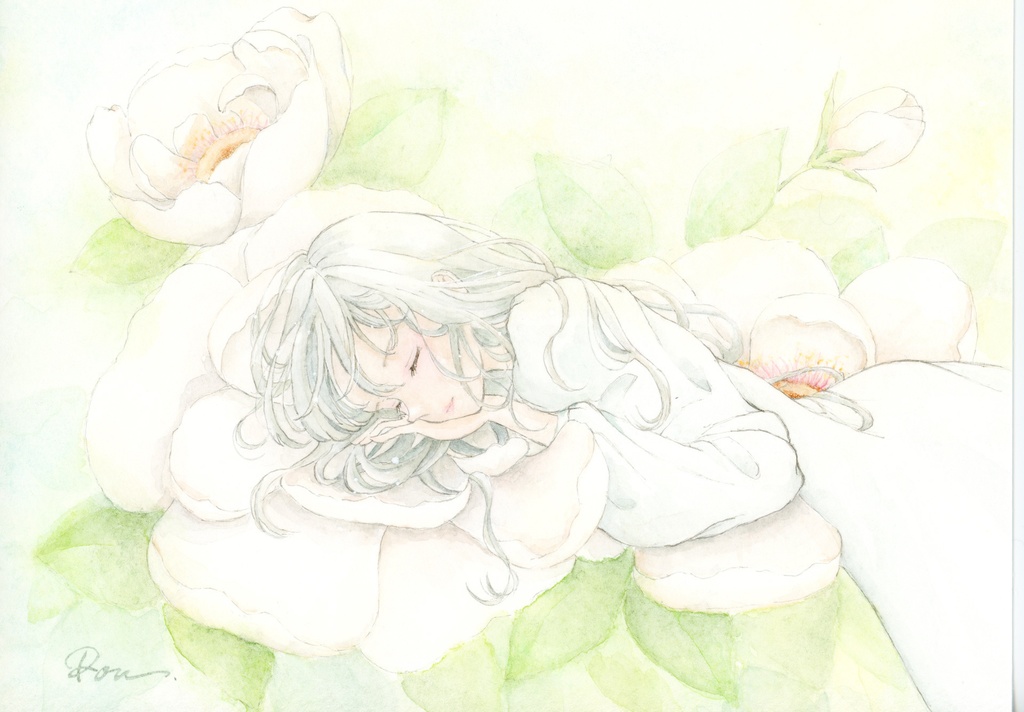 原画「ジャクリーヌデュプレの微睡」