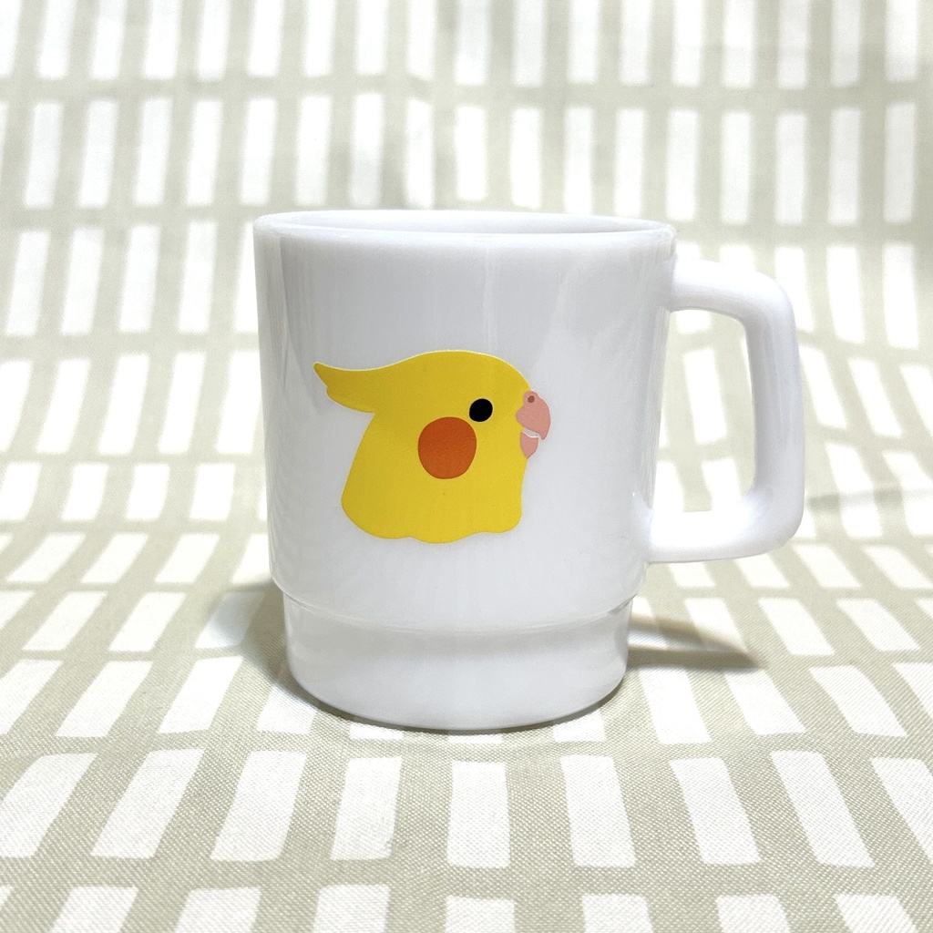 オカメインコのプラマグカップ