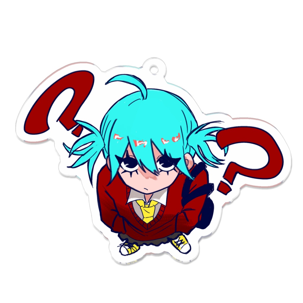 ❓🙄 アクリルキーホルダー