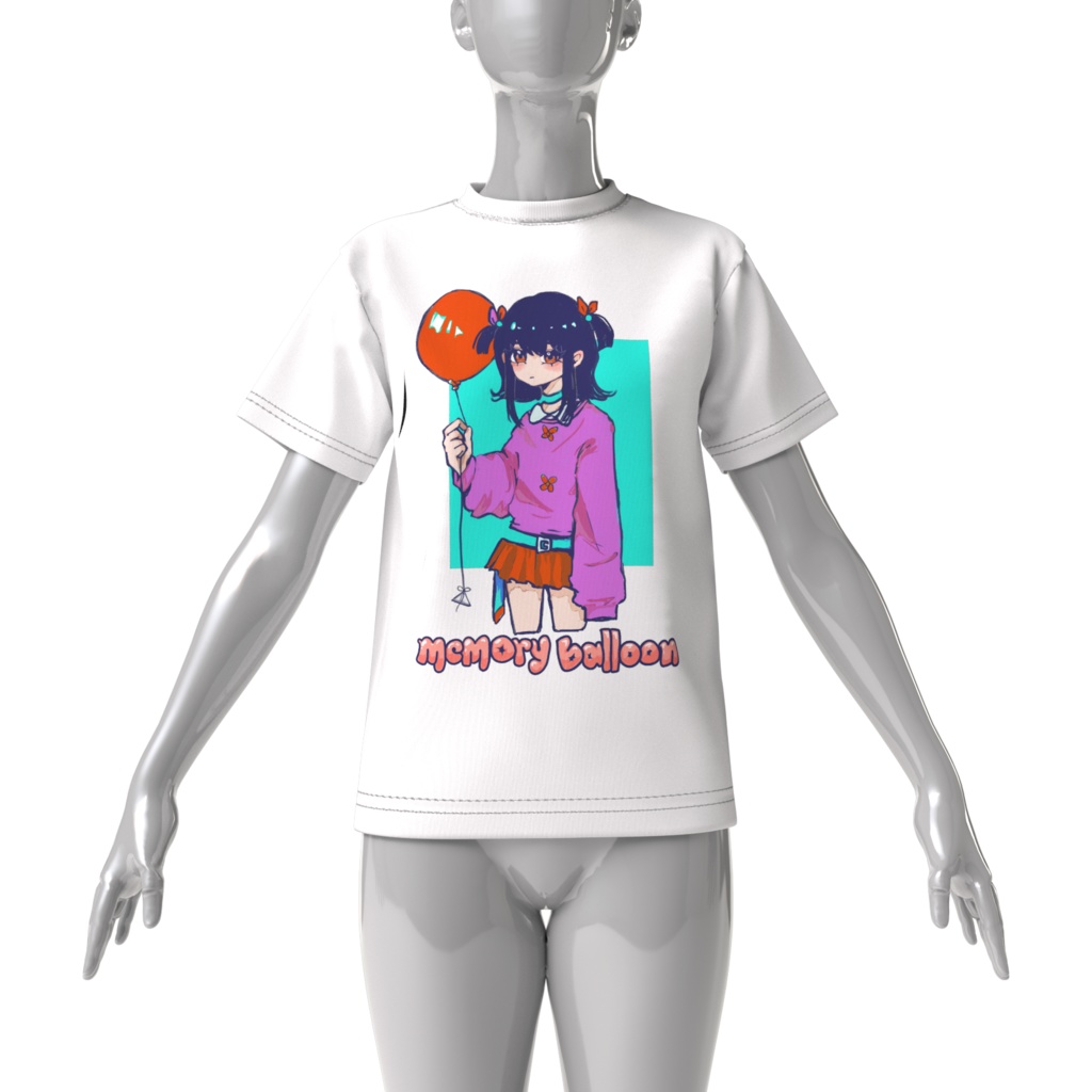memory balloon🎈ビッグシルエットTシャツ