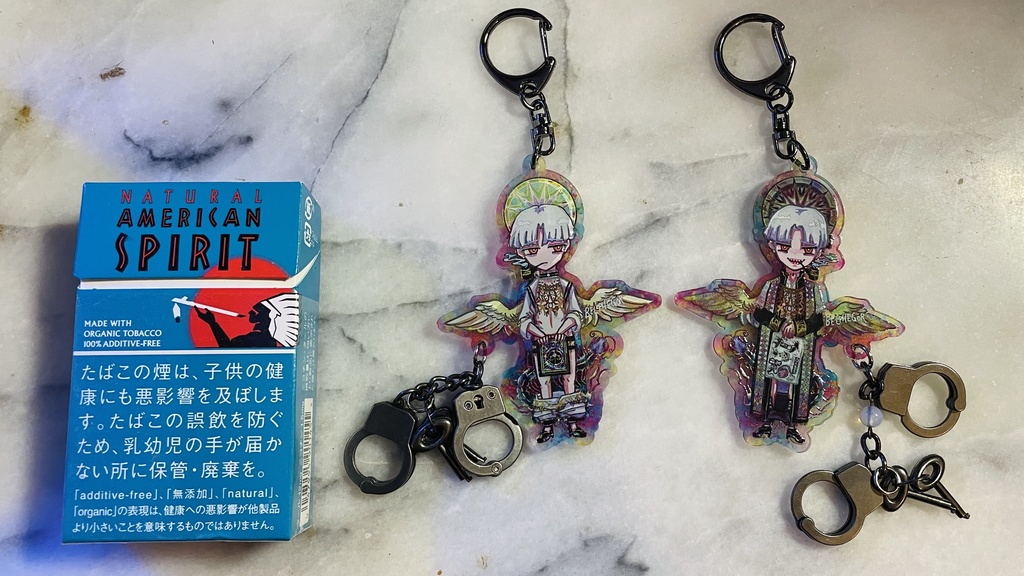 【天使/堕天使一体型】ズボンズラサレテンシシリーズ/アクリルキーホルダー